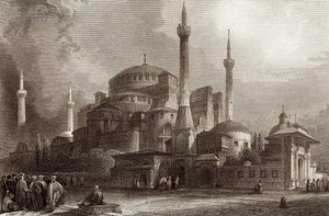 Hagia Sophia, Konstantinopel von Unbekannter Künstler