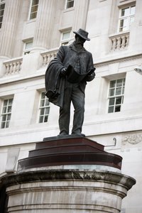 Statue von James Henry Greathead, London (Foto)
