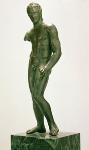 Statuette eines männlichen Boxers, griechisch, ca. 400-375 v. Chr. von Unbekannt
