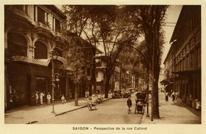 Straßenansicht von Saigon von Unbekannter Künstler