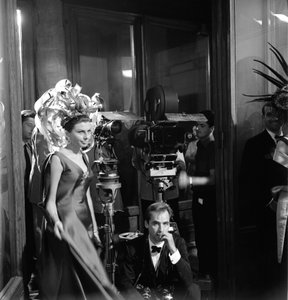 Die Prinzessin und Schauspielerin Soraya Esfandiari Bakhtiari am Set des Films „I Tre Volti“ unter der Regie von Mauro Bolognini in Venedig - 1964