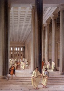 Tempel in Pompeji von Unbekannter Künstler