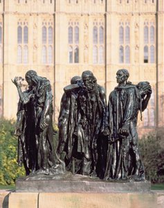 Die Bürger von Calais, von Auguste Rodin (1840-1917) fertiggestellt 1888