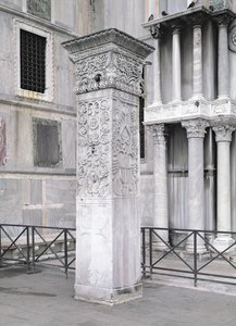 Die Säule von Acri, in der San Marco Piazzetta, Venedig von Unbekannt
