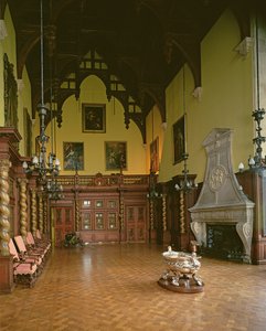 Die Große Halle, Burghley House, Stamford, Lincolnshire von Unbekannt