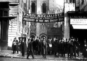 Der Sozialistische Kongress in Tours, Frankreich 25.-30. Dezember