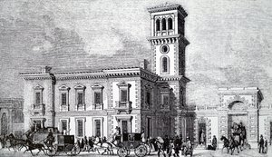 Das Äußere des Bahnhofs London Bridge