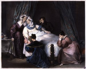 Der irreparable Verlust, sogar tot bei der Geburt, ca. 1840