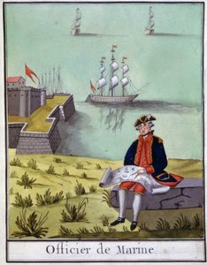 Der Marineoffizier von Unbekannter Künstler