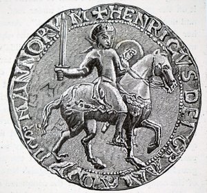 Das Siegel von Heinrich I. von England.