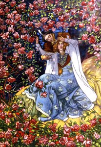 Dornröschen und der Prinz, ca. 1911 (Illustration)