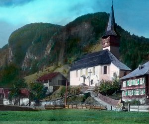 Die Stadt Reuthe bei Bregenz von Unbekannter Künstler