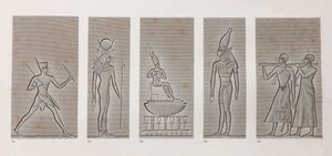 Theben, Karnak Nahaufnahme von Unbekannt