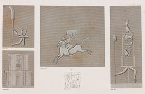Theben: Karnak (Nahaufnahme) von Unbekannt