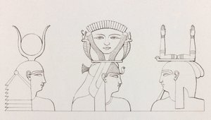 Theben, Luxor, Nahaufnahme von Unbekannt