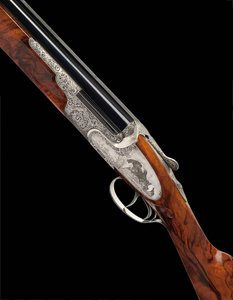 Torcoli und Ferrante-gravierte 12-Bore "Gullwing" Over-and-Under Sidelock Ejector Gun von Flli. Bertuzzi