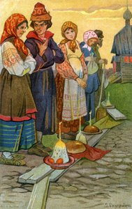 Traditionelle Osterfeiern, Russland