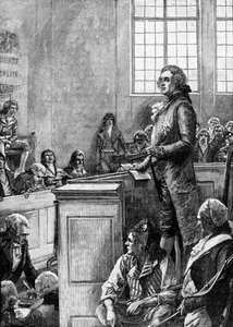 Prozess gegen Ludwig XVI., König von Frankreich von Unbekannter Künstler
