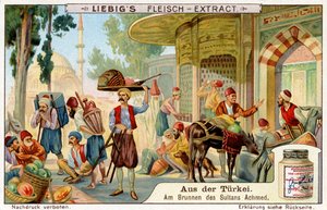 Türkei: Brunnen von Ahmed III von Unbekannter Künstler