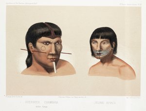 Zwei südamerikanische Indianer, ca. 1843-1847