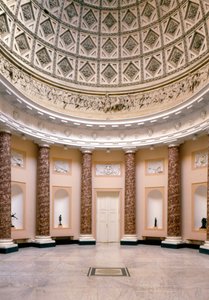 Ansicht des Marmorsalons, Stowe House, Buckinghamshire, erbaut 1777-1780