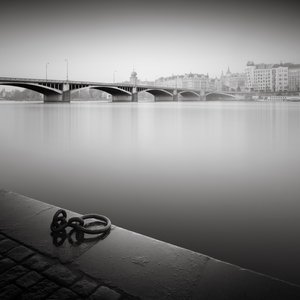 Vltava Fluss Studie, Prag, Tschechische Republik von Leopold Blonder