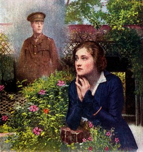 Wenn du nach Hause kommst - WWI-Postkarte