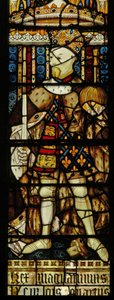 Fenster mit Darstellung von König Heinrich IV. (Buntglas)