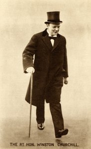 Winston Churchill besucht den Premierminister Herbert Henry Asquith am Montag, den 26. 1914