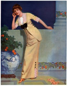 Frau im Jahr 2700 (Illustration, ca. 1910)