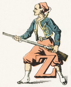 Z - Zuave - Kinderalphabet, Editions Gordinne 1920 von Unbekannt