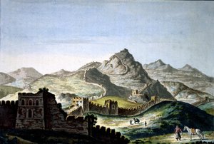 Die Große Mauer von China, ca. 1820