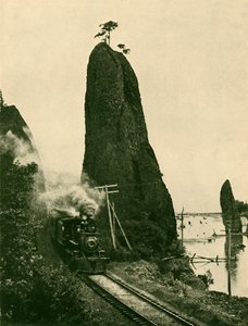Eine malerische Eisenbahn