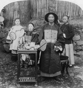 Ein freundlicher Beamter des Inneren Chinas, Marine-Mandarin, Kinkow Jingzhou, China, 1900
