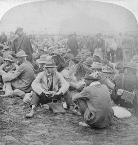 Burenkriegsgefangene, Südafrika, Zweiter Burenkrieg, 1900 von Underwood and Underwood