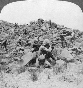 Britische Soldaten im Einsatz, Südafrika, Burenkrieg, 1901