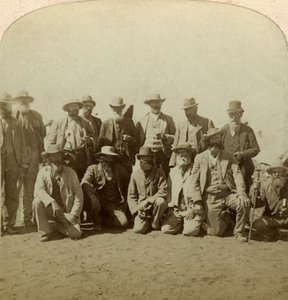 General Cronjes Hauptkommandanten nach der Kapitulation, Südafrika, Burenkrieg