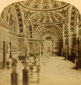 Halle der Römer, Glyptothek, München, Deutschland von Underwood and Underwood