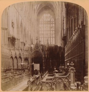Innenansicht der Westminster Abbey, London, England, 1896