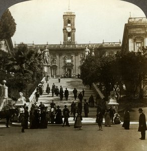 Senatorischer Palast, Piazza del Campidoglio, Kapitolinischer Hügel, Rom, Italien