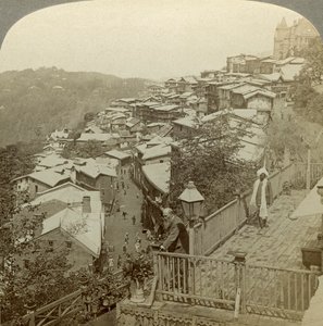 Simla, Indiens Sommerhauptstadt, um 1900
