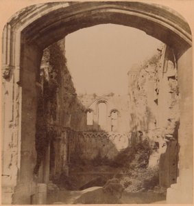 St. Josephs Kapelle, Glastonbury Abbey, 6. Jahrhundert, 1900 von Underwood and Underwood