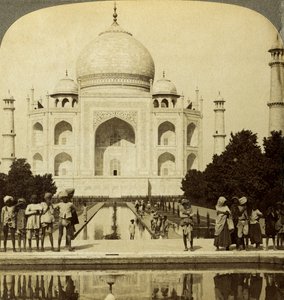 Taj Mahal, Agra, Uttar Pradesh, Indien von Underwood and Underwood