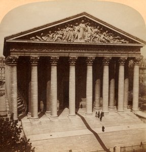 Die Kirche der Madeleine, Paris, Frankreich, 1900