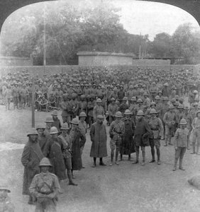 Die Manöver von Rawalpindi, Militärparade, Indien von Underwood and Underwood
