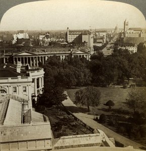 Das Weiße Haus und das Finanzministerium, Washington DC, USA