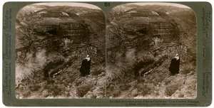 Die Schlucht von Brook Cherith und das Elijah-Kloster, Palästina, 1890