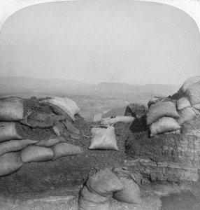 Blick vom Spion Kop, Südafrika, 2. Burenkrieg, 1901 von Underwood and Underwood