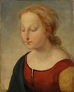 Kopf der Madonna (aus La Belle Jardiniere)