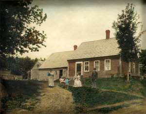 Heim von Moses Glimes, Bürgerkriegsveteran von Unidentified